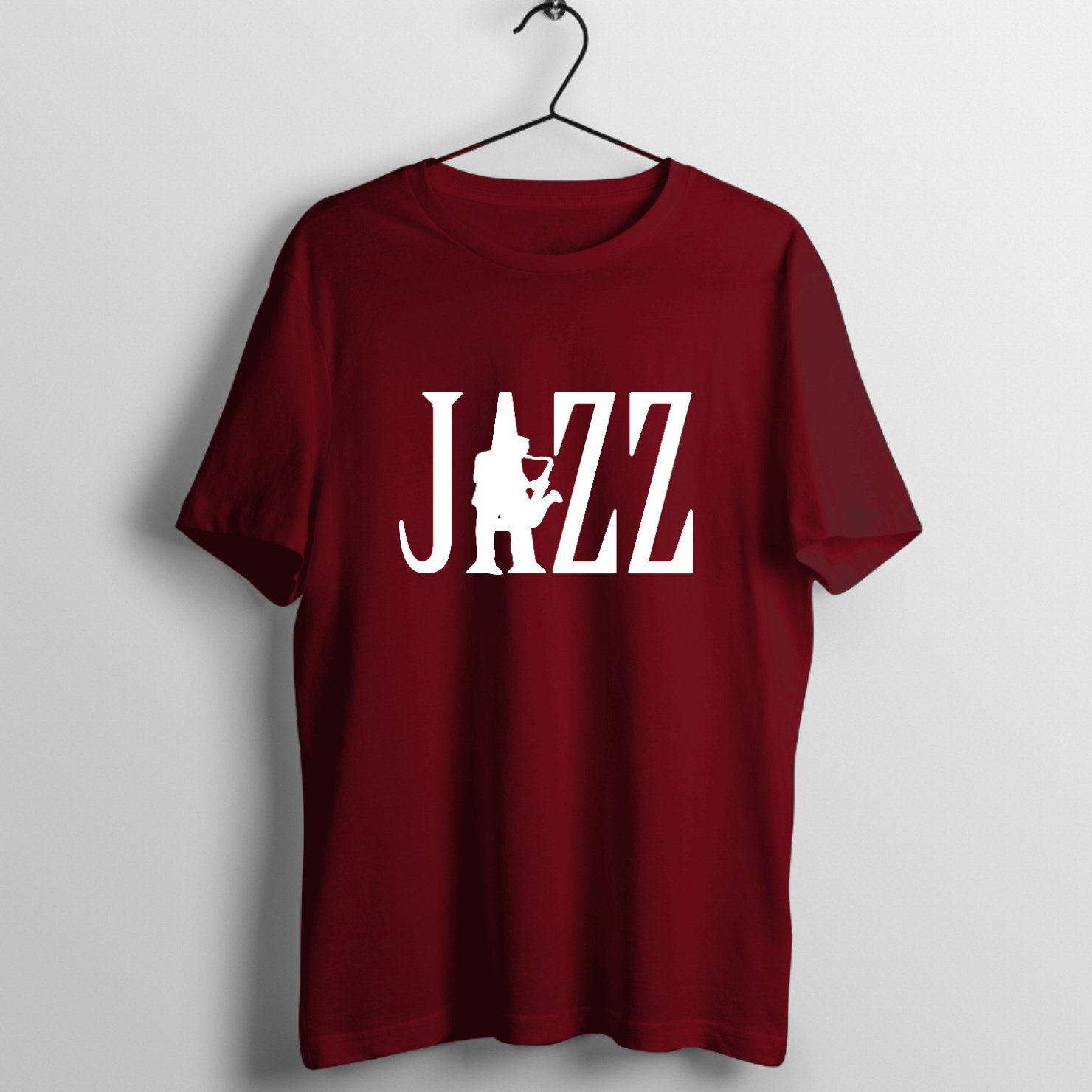Ymngmqx3jdpj - Music Merchandise Graphic T-Shirt - Official Jazz Music Merchandise Graphic T-Shirt Mockup (BA-87749)