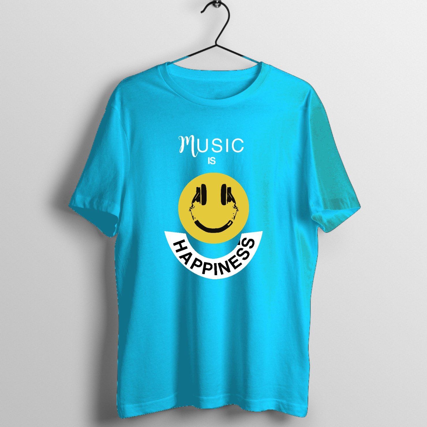 Breakbeat Drummer Groove Graphic T-Shirt - Tour Cut printed on premium rock music graphic t-shirt - Front Mockup
