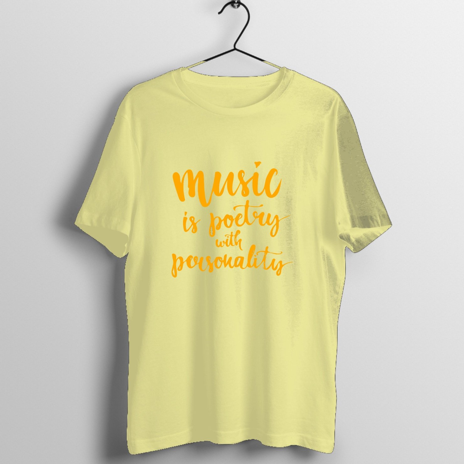 Sunburst Heritage Guitar - Encore Cut Graphic T-Shirt printed on premium rock music graphic t-shirt - Front Mockup
