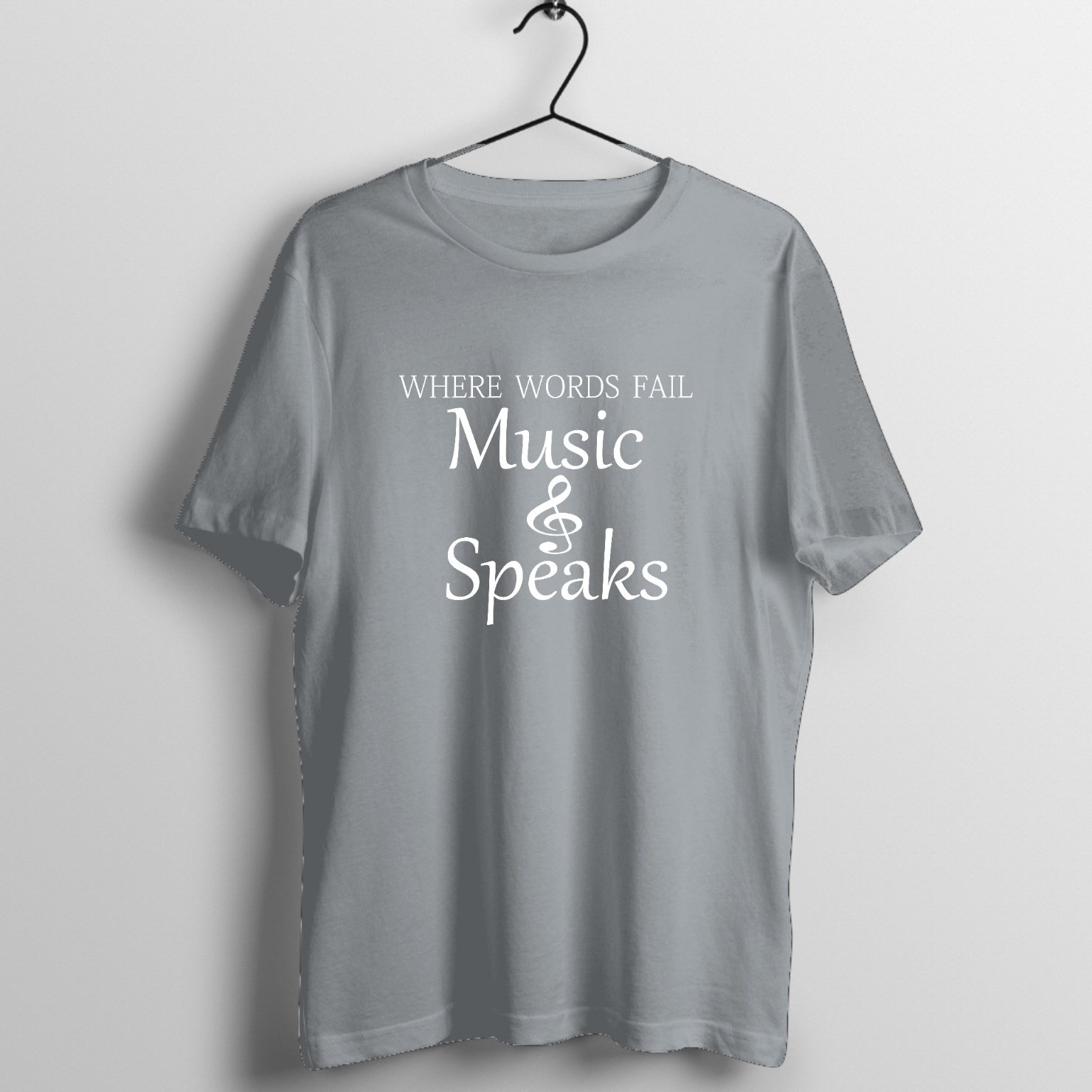 Headbanger Moshpit Anthem - Vintage Series Graphic T-Shirt printed on premium rock music graphic t-shirt - Front Mockup